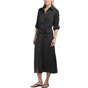 GOTTEX Montecarlo Shirt Dress With Long Sleeves And Belt